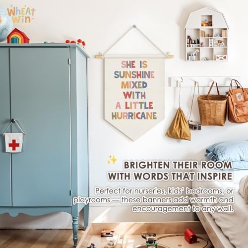 Wheatwin Girl Nursery Decor, She Is Mixed - Image 3