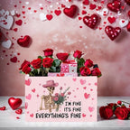 Valentine's Day Basket Gift for Empty Cute Heart Large Storage Bin for Kid and - Image 7