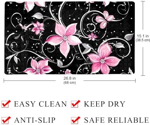 Bath Tub Shower Mat, Washable Bathtub Floor Mats, Suction Cups and Drain Holes - Image 4