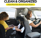 lebogner Back Seat Cover For Kids + 3 Pocket Storage Organizer, 2 Pack X-Large - Image 4