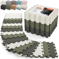 AIRHOP 18 PCS Gym Floor Mat, EVA Foam Puzzle Gym Mat, High-Density Interlocking by Airhop