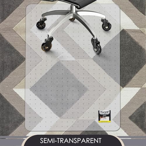 Kuyal Office Chair Mat for Carpet, Heavy Duty Computer Chair Mat - Image 6