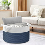 MEGASKET Extra Large Rope Basket, XXXL Woven Wicker Storage Basket, Kids Room - Image 5