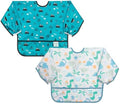 Bumkins - Sleeved Bib - For Boys & Girls, Babies & Toddlers 6-24 Months - by Bumkins