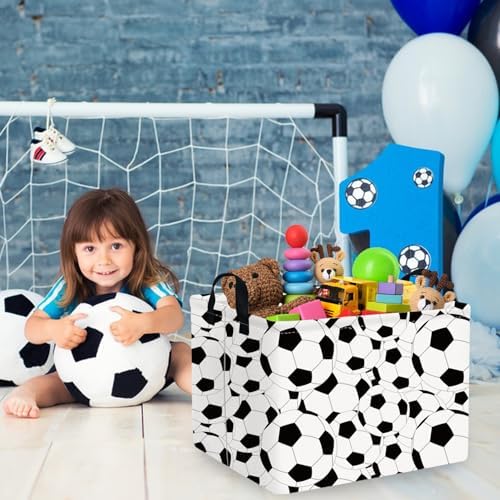 FXOLCSHE Rectangular Easter Soccer Basket, Sports Boys box, Collapsible - Image 2