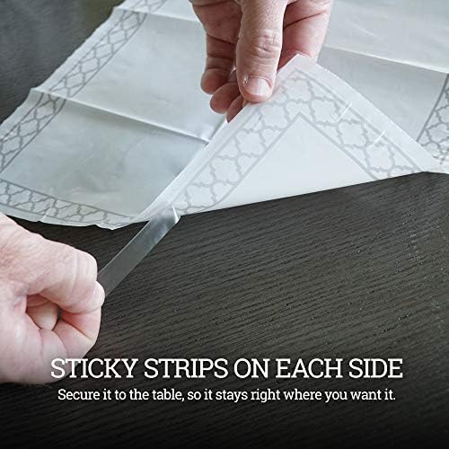 White Disposable Placemats for Baby, Adults - Image 6