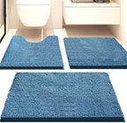 Bathroom Rugs Sets 3 Piece Non Slip, Bath Rugs - Image 2