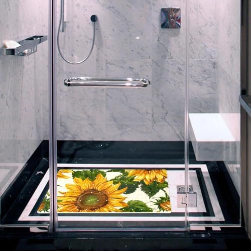 Bath Tub Shower Mat, Washable Bathtub Floor Mats, Suction Cups and Drain Holes - Image 5