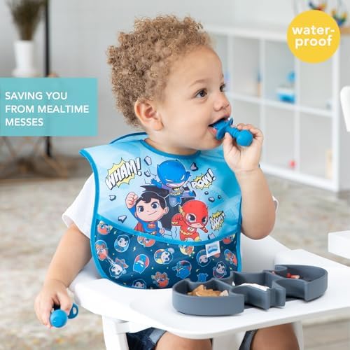 Bumkins Bibs for Girl or Boy, SuperBib Baby and Toddler 6-24 Months, Essential - Image 2
