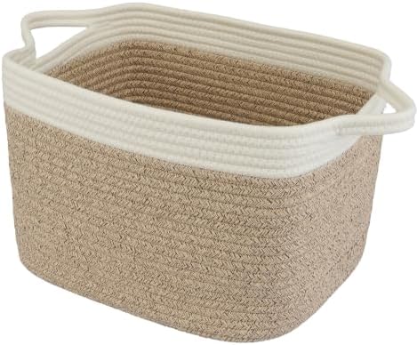 XUANGUO Woven Cotton Rope Storage Basket by XUANGUO
