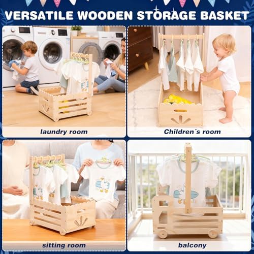 Wooden Baby Shower Crate Closet - Image 7