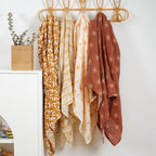 4 Set Muslin Swaddle Blankets Receiving Blanket - Image 5