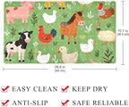 Bath Tub Shower Mat, Washable Bathtub Floor Mats, Suction Cups and Drain Holes - Image 4