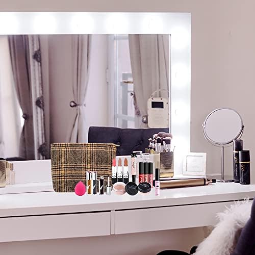 PAZIMIIK Makeup Bags for Purse Zipper Cosmetic Pouch Large Travel Canvas Make - Image 6