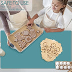 Extra Large Silicone Mat for Kitchen Counter 36" x 24" Silicone Table Mat for - Image 3