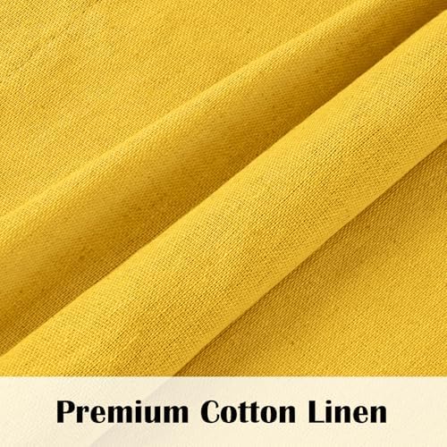 FRAMICS Farmhouse Cotton Linen Curtains - Image 3