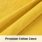 FRAMICS Farmhouse Cotton Linen Curtains - Image 3