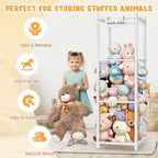 Woodure Stuffed Animal Storage & Organizer, Wooden Cute Zoo Toy Holder - Image 2