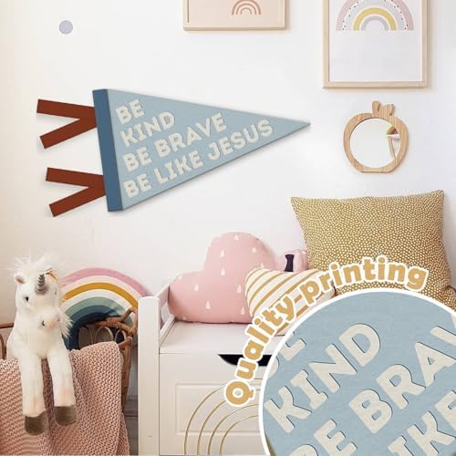 Christian Nursery Decor, Be Kind Brave Be Like Jesus - Image 6