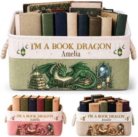 Custom Book Storage Basket by LASFOUR