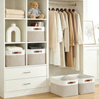 Bagnizer Storage Bins Large Fabric Storage Baskets - Image 2