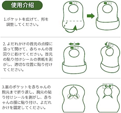 30/60pcs Baby Disposable Bibs-Individually Packaged, Leak Proof and Convenient - Image 7