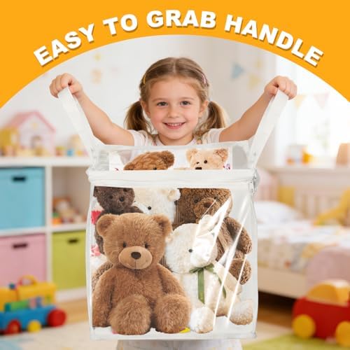 4 Pack Clear PVC Storage Bins - Image 4