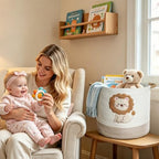 Cute Nursery Bin, Baby Toy Organizer, Storage Basket - Image 3