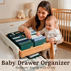 Dresser Drawer Organizer Clothes, 6 Pack Foldable Storage Boxes - Image 4