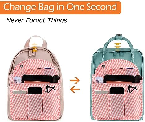 Surblue Backpack Organizer Insert Liner Hanging Travel Rucksack Purse and - Image 6