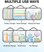 BAGSMART Clear Toiletry Bag - Image 5