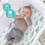 Stretch Fitted Bassinet Sheet Set BROLEX 2 Pack Cradle Sheets - Image 4