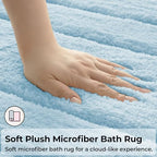 GRANNY SAYS Ivory Bathroom Rugs Set 3 Piece, Soft Microfiber Bath Mats - Image 7