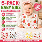 KiddyStar Premium Organic Cotton Bibs - Image 2
