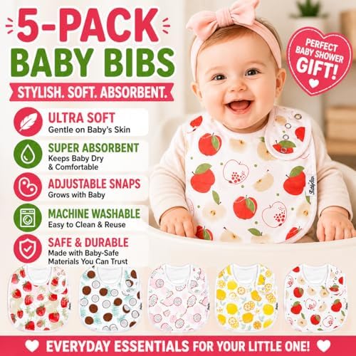 KiddyStar Premium Organic Cotton Bibs - Image 2