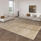 9x12 Area Rug Living Room: Washable Bedroom Rug Non Slip Boho Large Carpet - Image 3