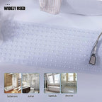 Non Slip Bathtub Shower Mat, Extra Long Bath Mat - Image 6