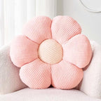 Kcvvcr Flower Throw Pillow, Soft Light Pink 14.9" Shaped Floor Pillow by Kcvvcr