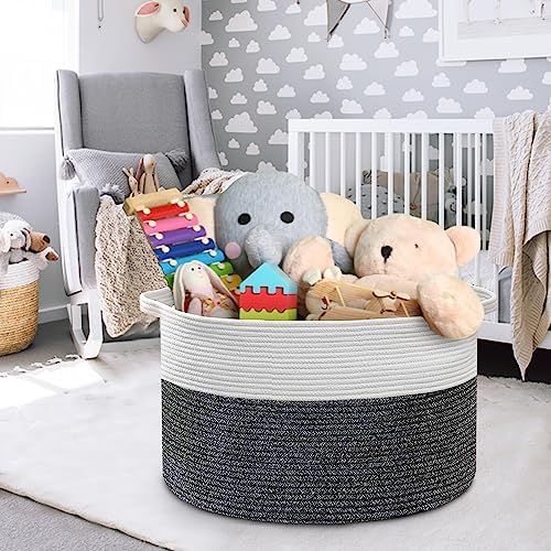 MEGASKET Large Throw Blanket Basket, Big Wicker Baskets - Image 6