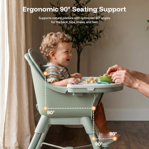 HARPPA Caspio Lite High Chair, 4-in-1 Baby Feeding Chair - Image 4