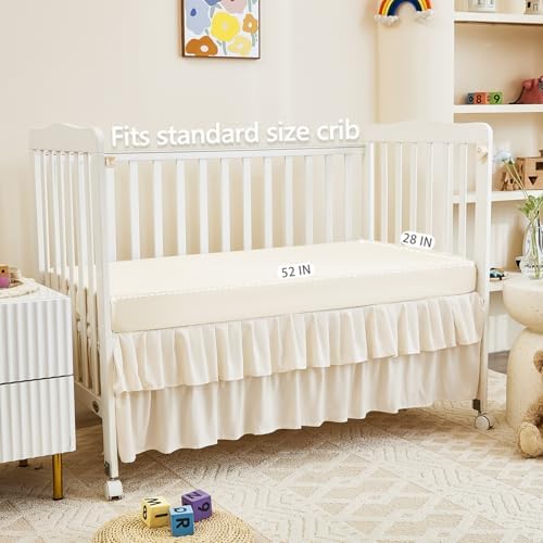 3-Piece Crib Bedding Set for Girls Boys - Image 5