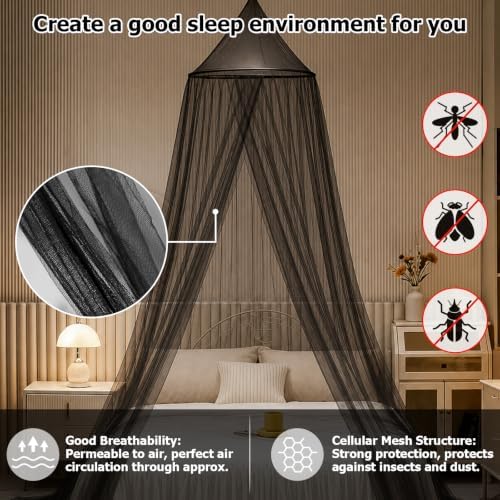 Bed Canopy with Lights, Bed Canopy - Image 2