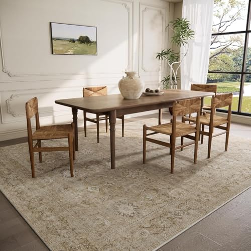 10x14 Area Rugs for Living Room: Large Washable Bedroom Rug Non Slip Carpet - Image 2