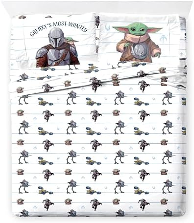 Jay Franco Kids Bed Set, The Mandalorian, 7 Piece Queen - Image 6