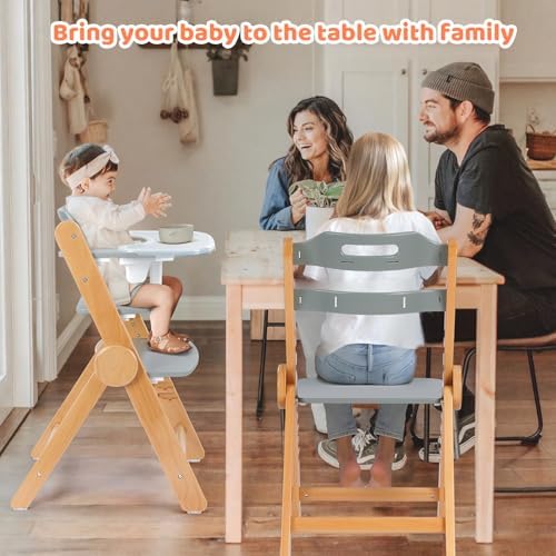 Ezebaby Wooden High Chair Grow - Image 5