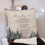 KongMoTree Bible Verse Throw Pillow Cover Cushion Case, Blessing Gift, - Image 2