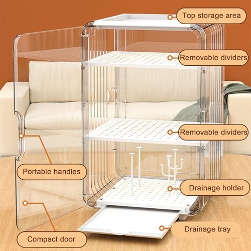 Baby Bottle Drying Rack Large Capacity, Baby Bottle Organizer, 3/4-layer - Image 5
