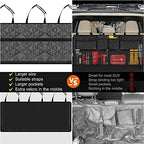 Femuar Trunk Organizer, Hanging Backseat Car Storage Bag - Image 2