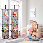 Basumee Hanging Stuffed Animals Storage, 2 Pack Mesh Plush Storage - Image 2