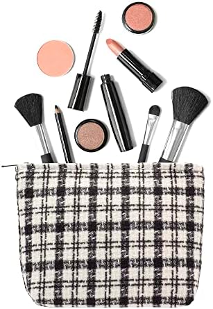 PAZIMIIK Makeup Bags for Purse Zipper Cosmetic Pouch Large Travel Canvas Make - Image 3